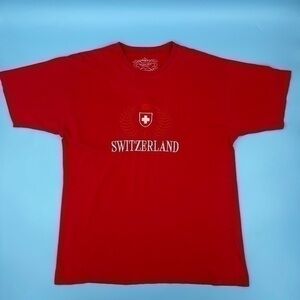 Switzerland Embroidered Graphic T-Shirt